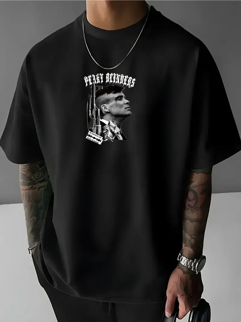 Tricou bărbați PEAKY BLINDERS #1 crno (Oversized)