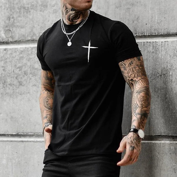 Tricou bărbați CROSS #1 (Oversized)