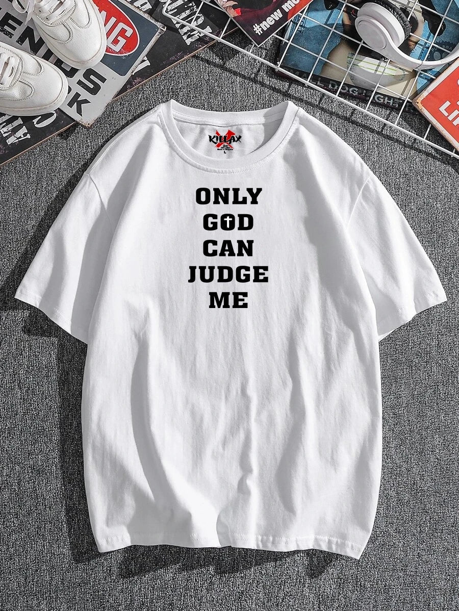 Tricou bărbați 5 bijelo (Oversized)