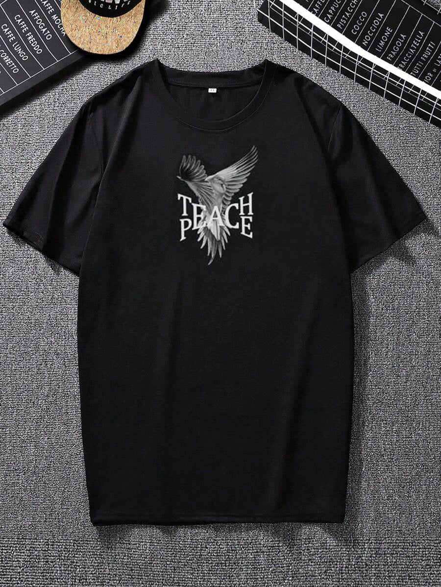 Tricou bărbați Teach Peace (Oversized)