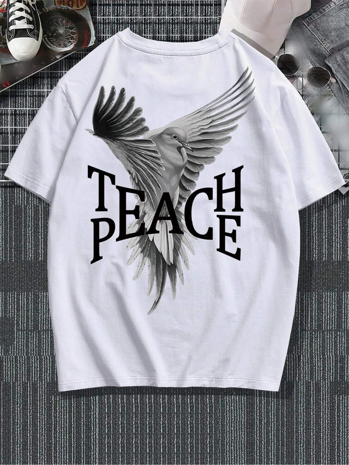 Tricou bărbați Teach Peace