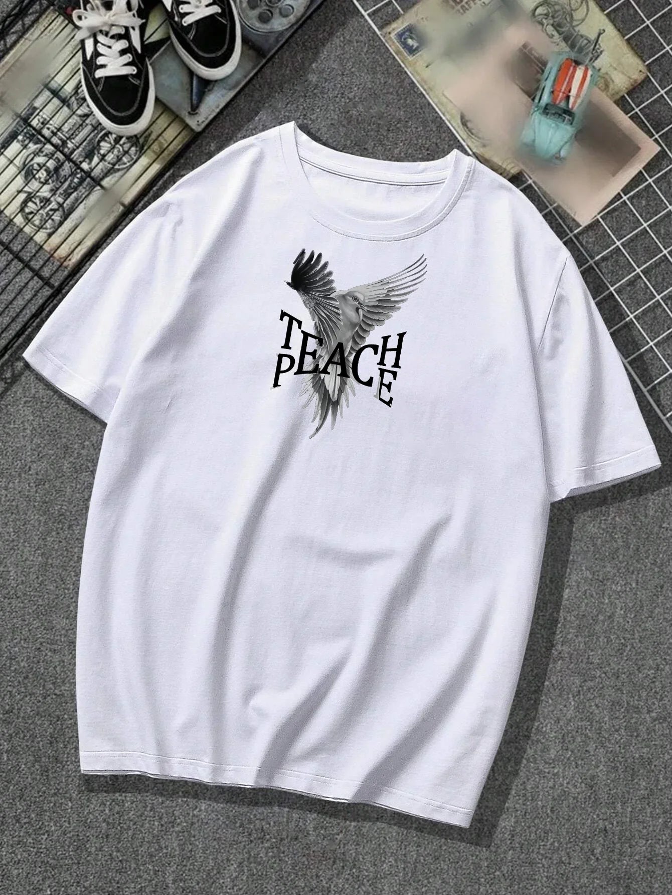 Tricou bărbați Teach Peace