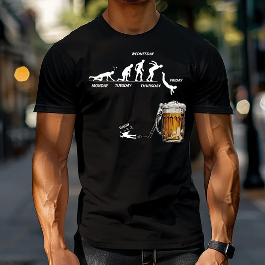 Tricou bărbați Beer Print