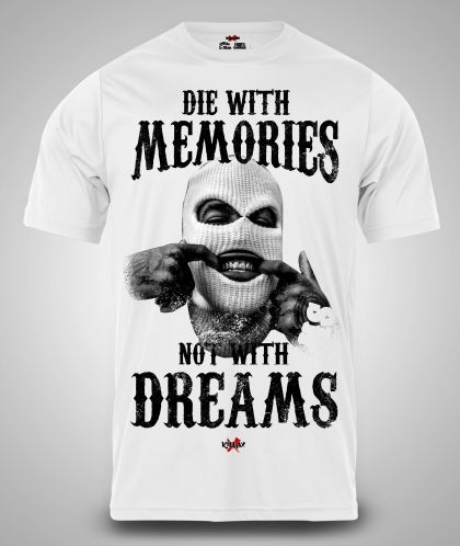 Tricou bărbați Memories bijelo