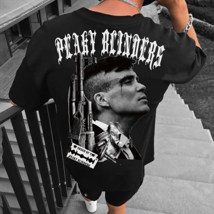 Tricou bărbați PEAKY BLINDERS #1 crno (Oversized)
