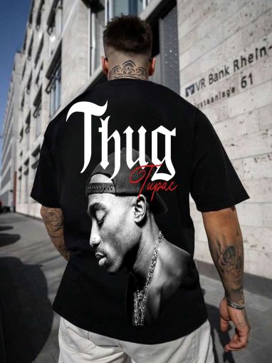 Tricou bărbați TUPAC (Oversized)