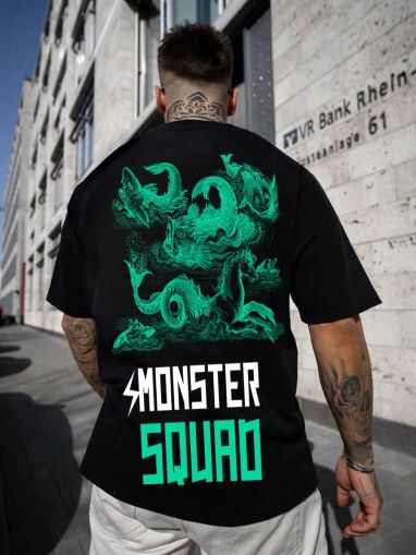 Tricou bărbați MONSTER SQUAD (Oversized)