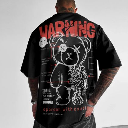 Tricou bărbați WARNING (Oversized)