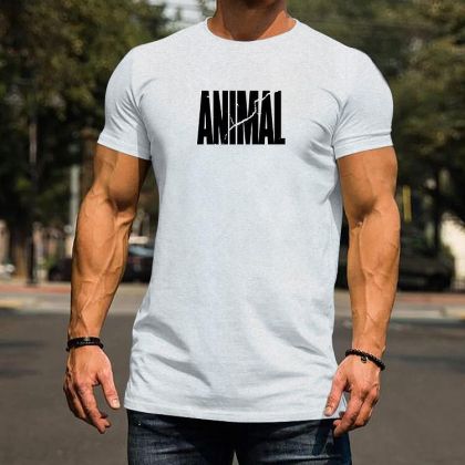 Tricou bărbați ANIMAL bijelo