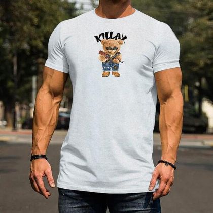 Tricou bărbați 47BEAR bijelo