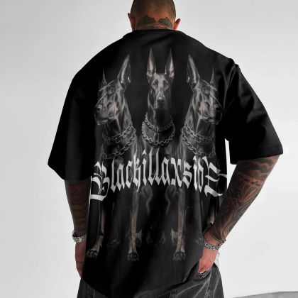 Tricou bărbați KILLAXDOBERMAN (Oversized)
