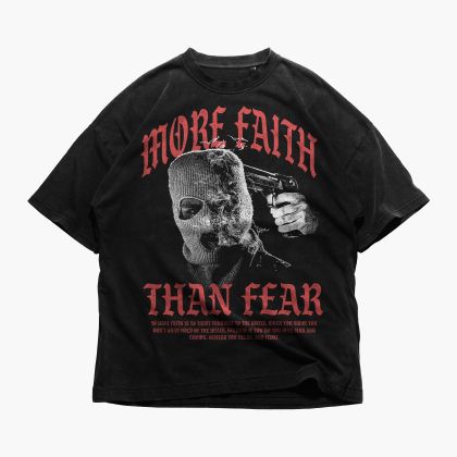 Tricou bărbați More Faith (Oversized)
