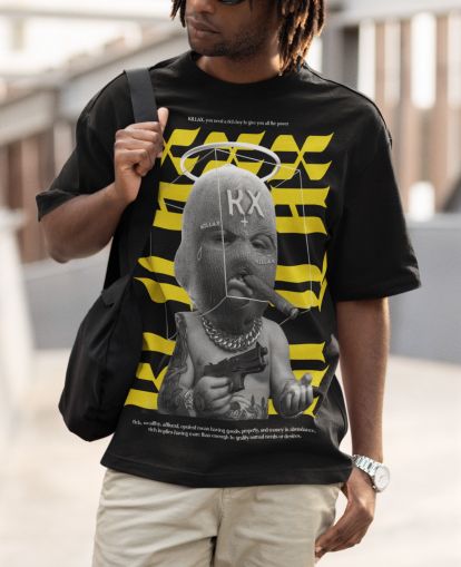 Tricou bărbați Rich Boy #1 (Oversized)