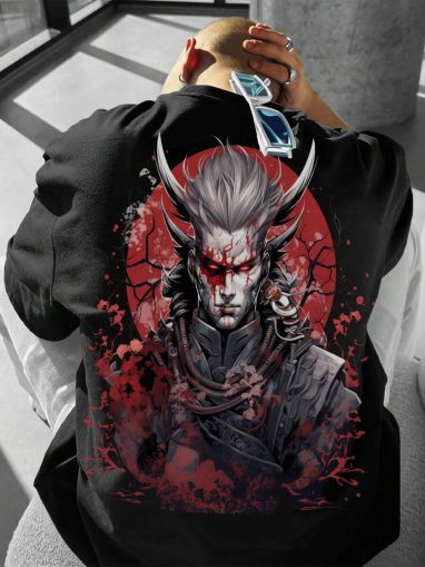 Tricou bărbați Samurai Warrior (Oversized)