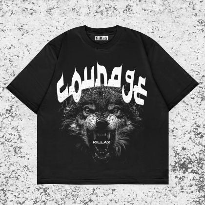 Tricou bărbați COURAGE (Oversized)