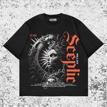 Tricou bărbați SCEPTIC (Oversized)