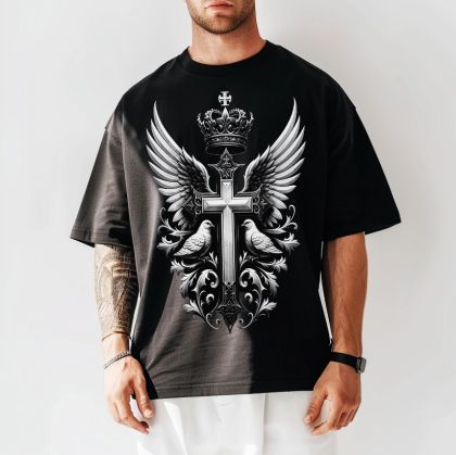 Tricou bărbați Cross 8 (Oversized)