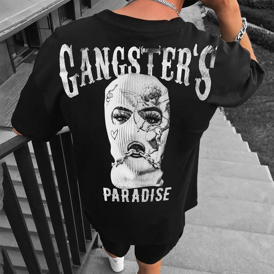 Tricou bărbați Gangster Paradise crno